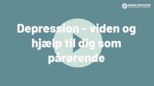 Thumbnail til webinar om depression